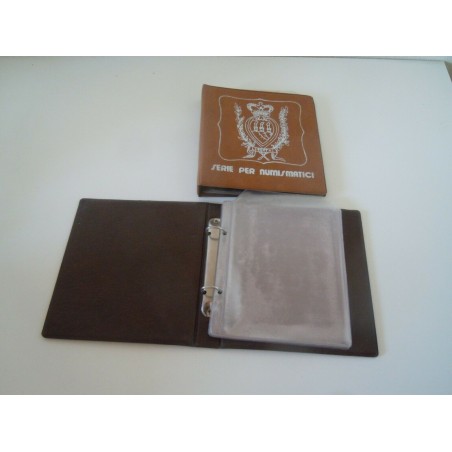 Album raccoglitore per monete zecca San Marino con 10 interni