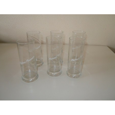 Bicchieri pubblicitario Martini Bianco 6 pezzi