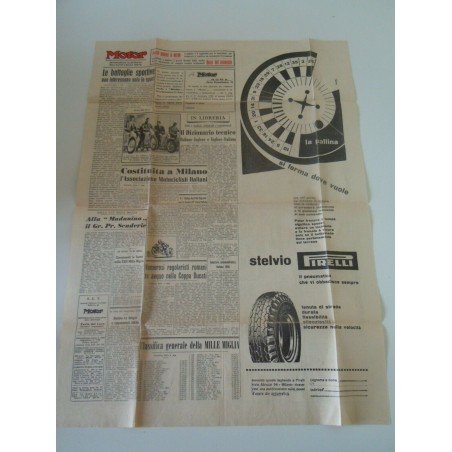 Settimanale Motor n 7 maggio 1955 giornale auto moto