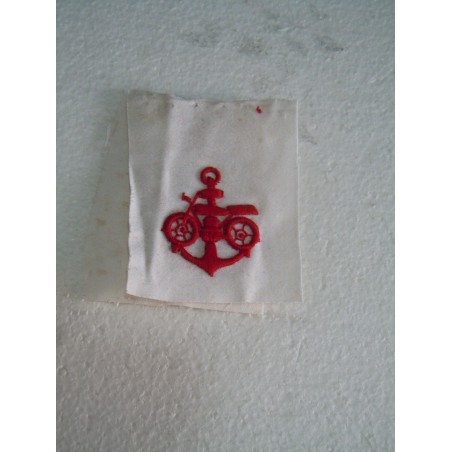 Fregio motociclisti marina militare coppia in cotone