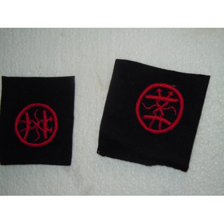 Fregio tecnici elettronici marina militare coppia su lana