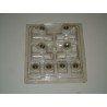 Kit carrucole per tende 8 pezzi cuscinetto in acciaio mm 20 PRISK 1AP