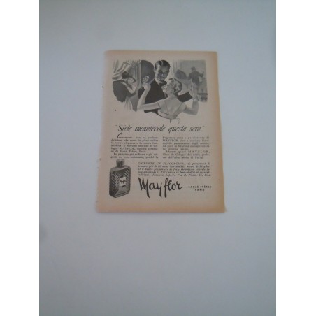 Pubblicità advertising May flor sauze freres paris profumo