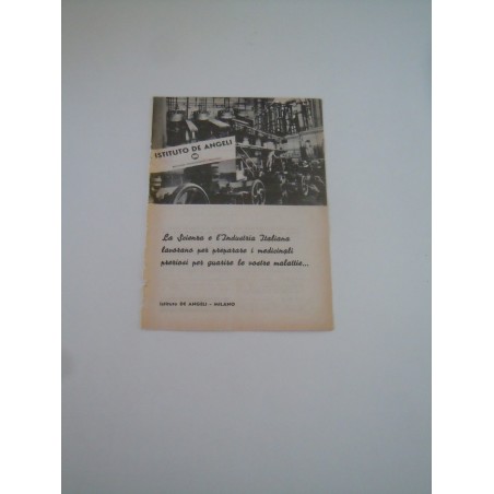 Pubblicità advertising Istituto De Angeli medicinali