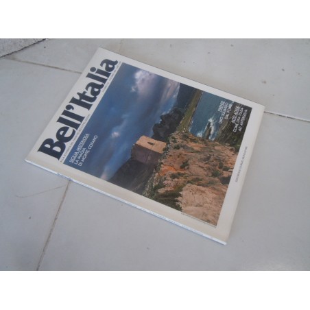 Rivista Bell Italia n 45 ottobre 1989 Sicilia la magia del monte Cofano