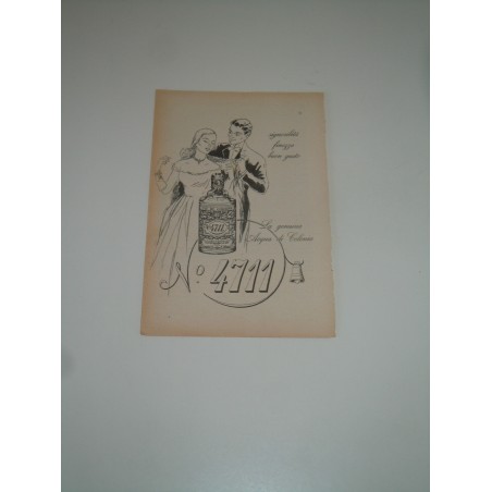 Pubblicità advertising 4711 acqua di colonia profumo