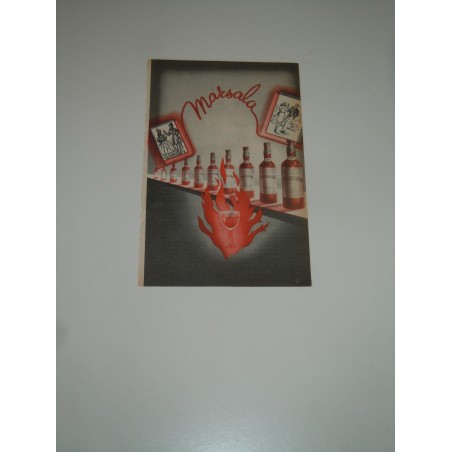 Pubblicità advertising Marsala liquore