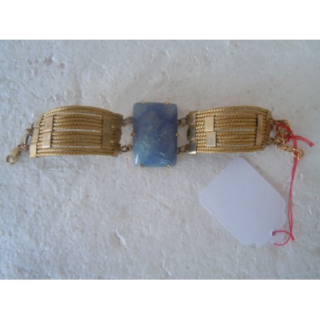 Bracciale in oro vegetale con pietra gioielli