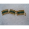 Bracciale a fascia verde in oro vegetale cm 19 largo cm 3