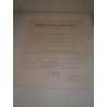 Diploma di Cavaliere cavalierato rilasciato 1973 Leone Rumor