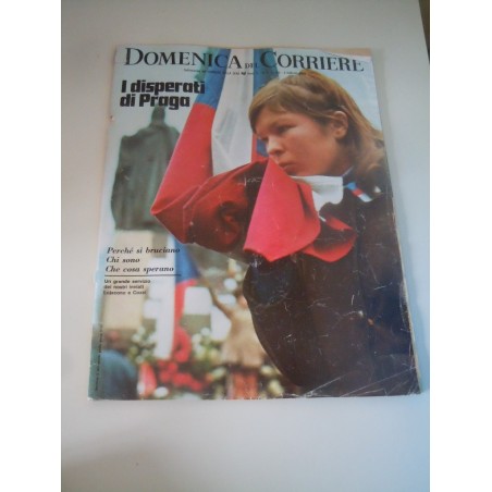 Rivista Domenica del corriere n 5 del 1969 Praga Jan Palach Sanremo