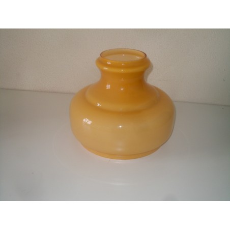 Ricambio lampadario grossa boccia opalina senape vintage