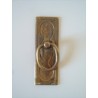 Pomo pomello maniglia stile liberty in ottone  per cassetti mobili