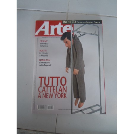 Rivista Arte n 459 novembre 2011 Tutto Cattelan