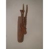 Scultura in legno da muro antilope arte africana african art