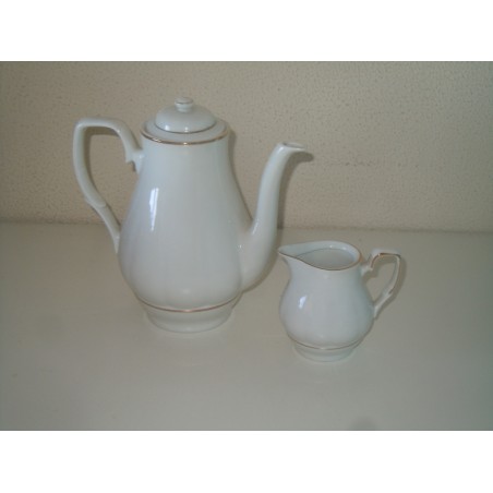 Teiera e lattiera  in porcellana Bavaria vintage
