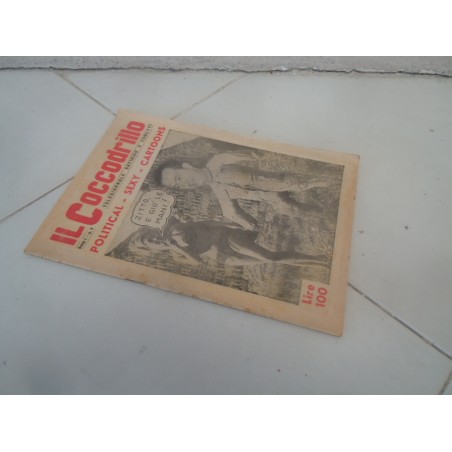 Rivista Il coccodrillo political sexy n 9 del 12 luglio 1966