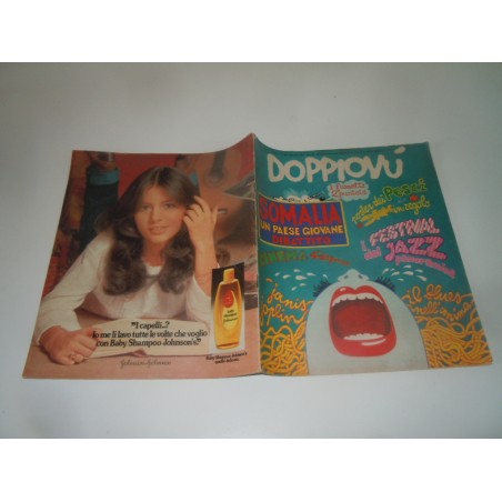 Rivista Doppiovù n 12 settembre 1977 Jazz Somalia